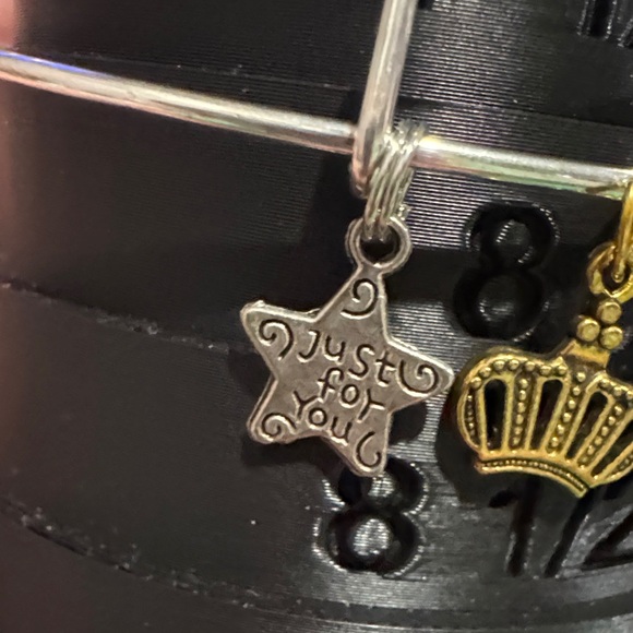 Silver Charm Bracelet with Mixed Charms - Picture 2 of 4